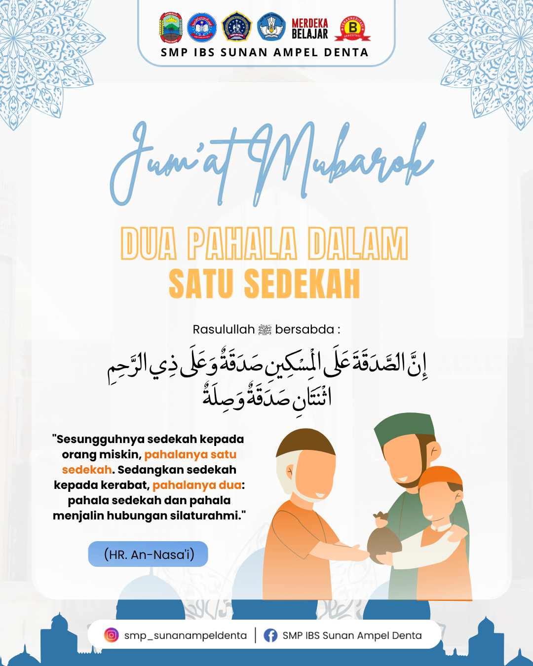 Dua Pahala Dalam Satu Sedekah