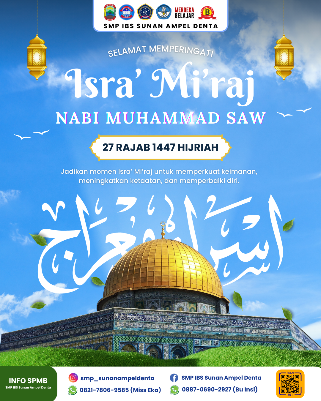 Isra' Mi'raj 27 Rajab 1447 H
