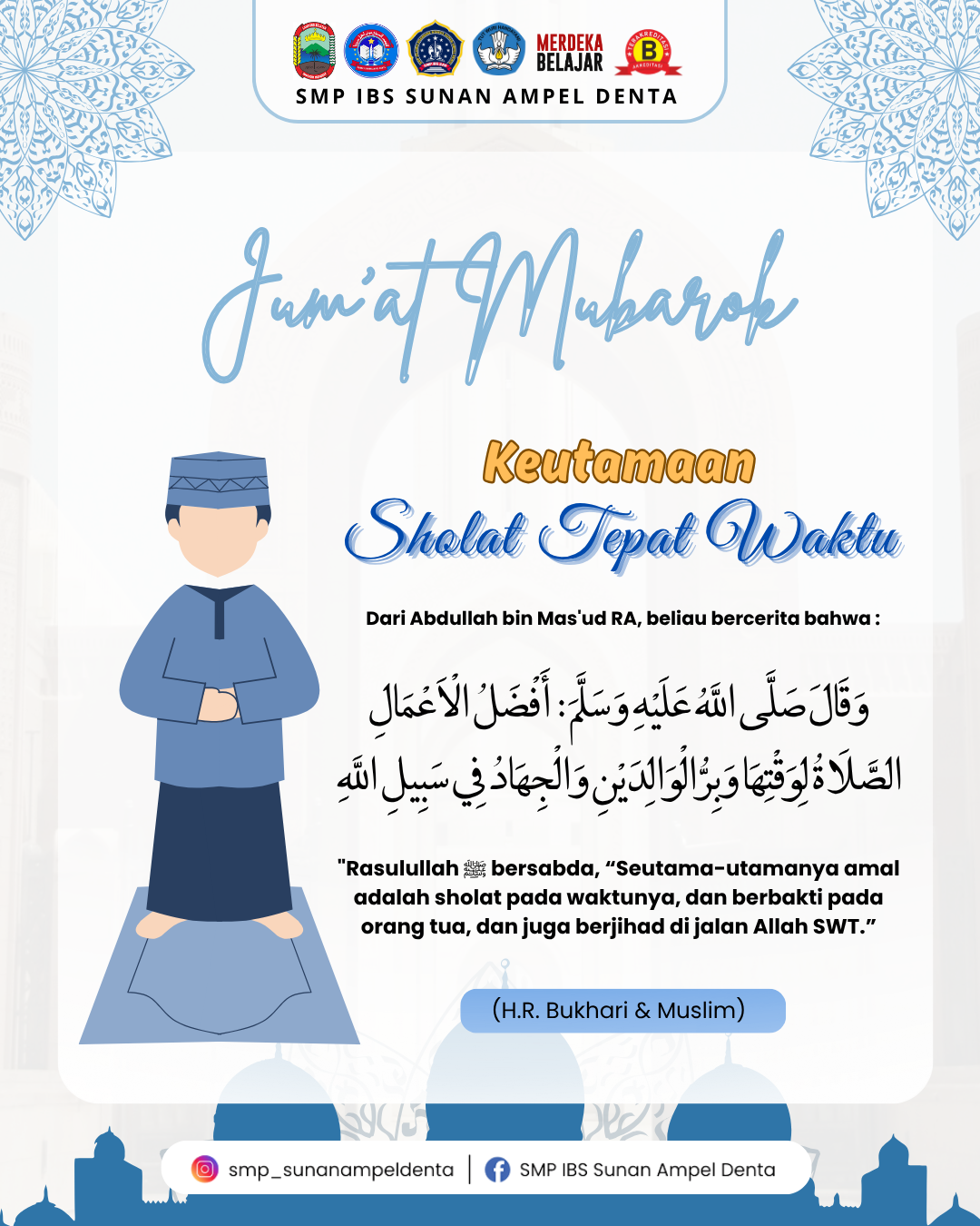 Keutamaan Shalat Tepat Waktu